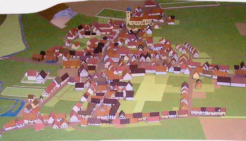 Animiertes Bild vom damaligen Schwieberdingen Animiertes Bild vom damaligen Schwieberdingen