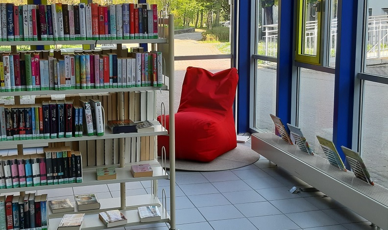 Bücher in Bibliothek