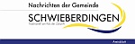 Logo der Gemeinde Schwieberdingen mit Nachrichten der Gemeinde