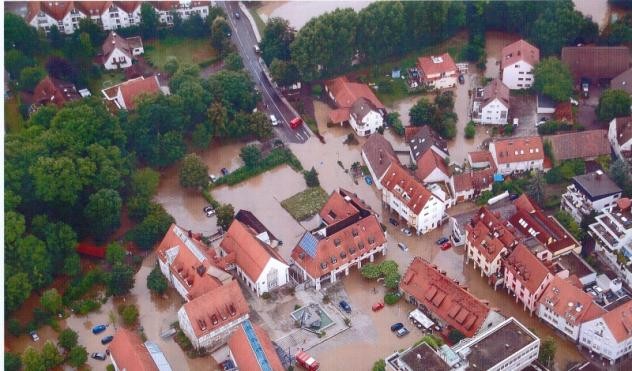 Hochwasser Schwieberdingen Juli 2010 Hochwasser Schwieberdingen Juli 2010